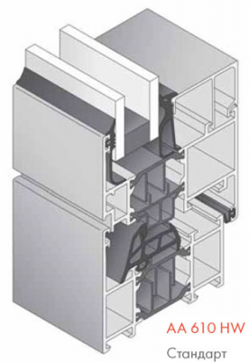 Оконная система AA610 Kawneer