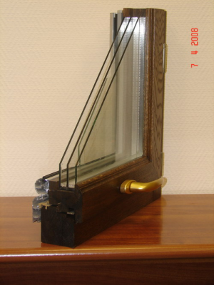 Двухрамная кострукция Деревоалюминиевые окна
