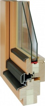 Энергосберегающие деревянные окна Inles ISO 68