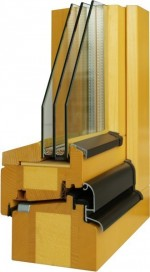 Энергосберегающие деревянные окна Inles ISO 110